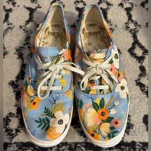Keds x Rifle Paper Co. Champion Floral Print Sneakers Size 7.5